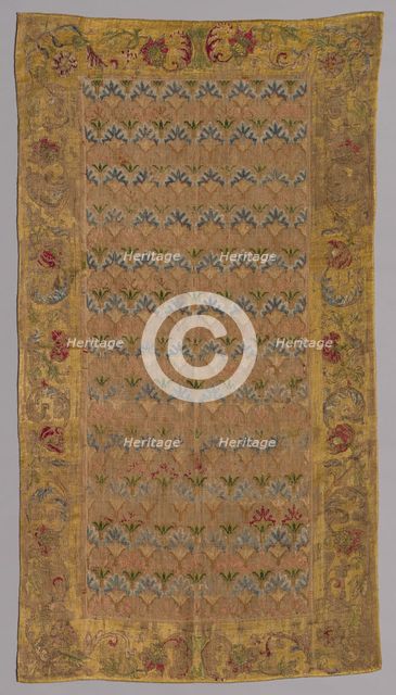 Embroidered Panel, 1600s. Creator: Unknown.