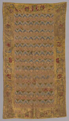 Embroidered Panel, 1600s. Creator: Unknown