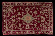 Embroidered Panel, 1700s. Creator: Unknown