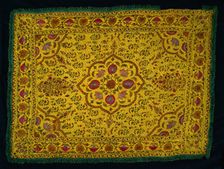 Embroidered Panel, 18th-19th century. Creator: Unknown