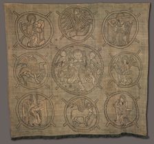 Embroidered Panel: Holy Kinship, 1500s. Creator: Unknown