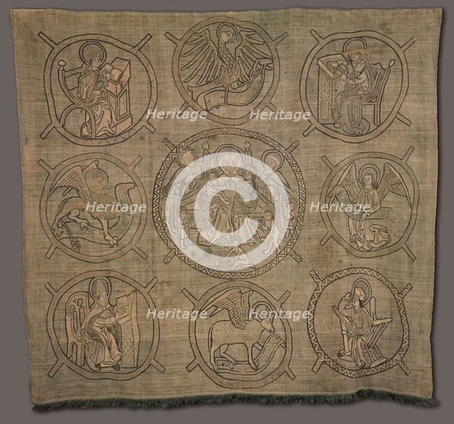 Embroidered Panel: Holy Kinship, 1500s. Creator: Unknown.
