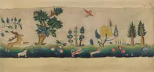 Embroidered Petticoat Border, c. 1936. Creator: Lawrence Peterson