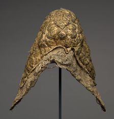 Embroidered Peasant Headdress, 1700s. Creator: Unknown