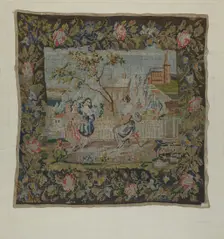 Embroidered Picture, 1935/1942. Creator: Frank J Mace