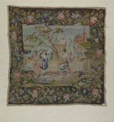 Embroidered Picture, 1935/1942. Creator: Frank J Mace