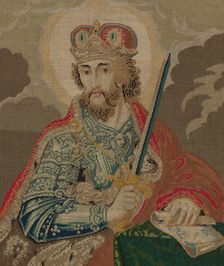 Embroidered picture, 19th century. Creator: Unknown