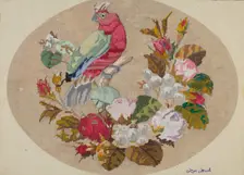 Embroidered Picture, c. 1936. Creator: Rex F Bush