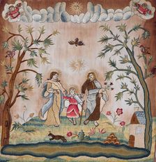 Embroidered picture, c1640. Creator: Unknown