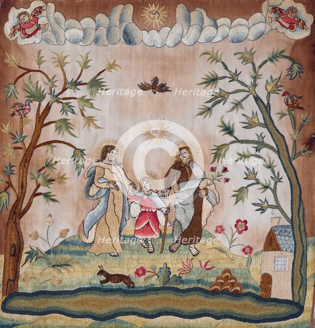 Embroidered picture,  c1640. Creator: Unknown.