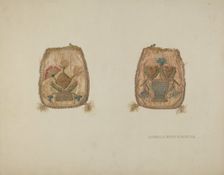 Embroidered Purse, c. 1941. Creator: Isabella Ruth Doerfler