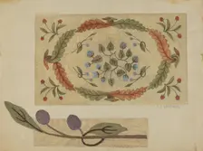 Embroidered Rug, 1935/1942. Creator: Jules Lefevere