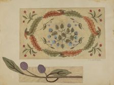 Embroidered Rug, 1935/1942. Creator: Jules Lefevere
