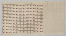 Embroidered Towel, 19th century. Creator: Unknown
