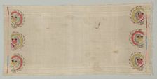 Embroidered Towel, 19th century. Creator: Unknown