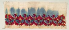 Embroidered Towel, 19th century. Creator: Unknown