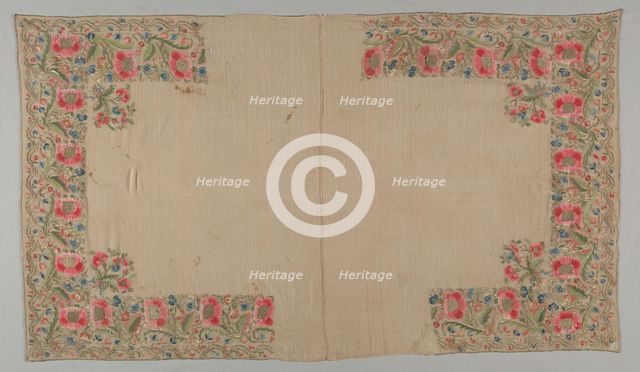Embroidered Towel (Havlu), 19th century. Creator: Unknown.
