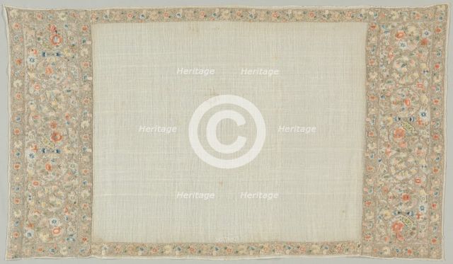 Embroidered Towel (Peshkir), 18th-19th century. Creator: Unknown.
