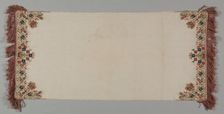 Embroidered Towel (Peshkir), 19th century. Creator: Unknown