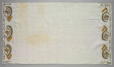 Embroidered Towel (Peshkir), 19th century. Creator: Unknown