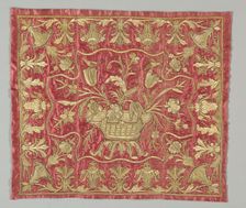 Embroidered Textile, 18th-19th century. Creator: Unknown