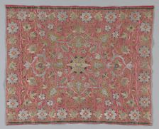 Embroidered Textile, 18th century. Creator: Unknown