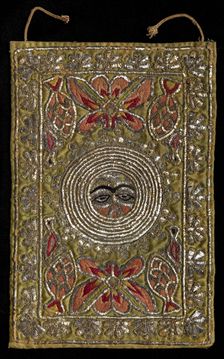 Embroidered Textile, late 1800s. Creator: Unknown
