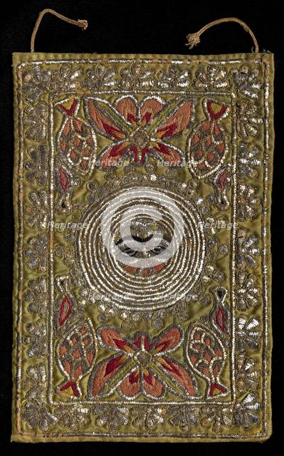 Embroidered Textile, late 1800s. Creator: Unknown.
