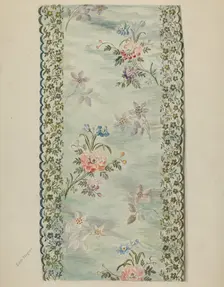 Embroidered Trimmimg, 1935/1942. Creator: Edith Magnette