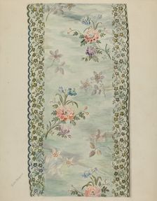 Embroidered Trimmimg, 1935/1942. Creator: Edith Magnette