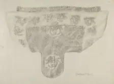 Embroidered Yoke, c. 1939. Creator: Herbert Marsh