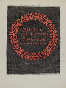 Embroideries, 1935/1942. Creator: Unknown