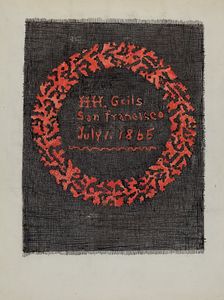 Embroideries, 1935/1942. Creator: Unknown