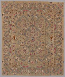 Embroidery with Allegorical and Mythological Motifs, South America, 1660s. Creator: Unknown