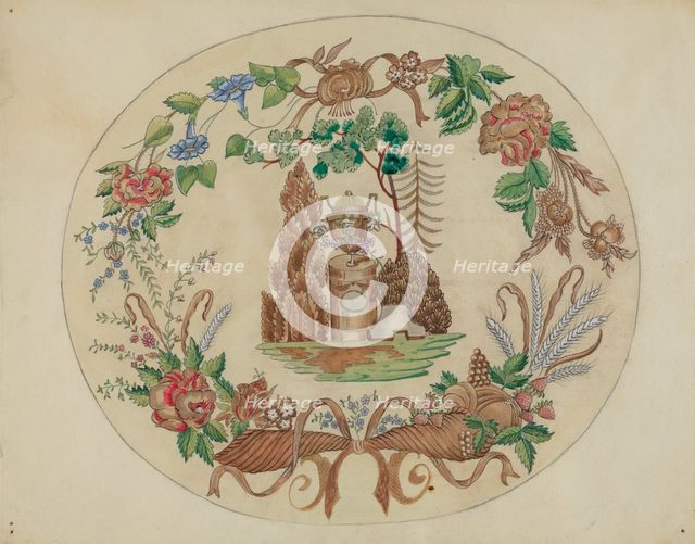 Embroidery, c. 1936. Creator: A. Zimet.