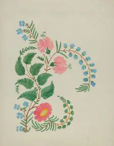 Embroidery, c. 1936. Creator: Ann Gene Buckley