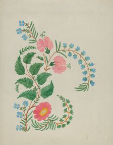 Embroidery, c. 1936. Creator: Ann Gene Buckley