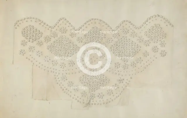 Embroidery, c. 1937. Creator: Henry Rasmusen.