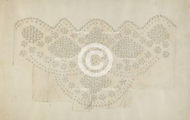 Embroidery, c. 1937. Creator: Henry Rasmusen.
