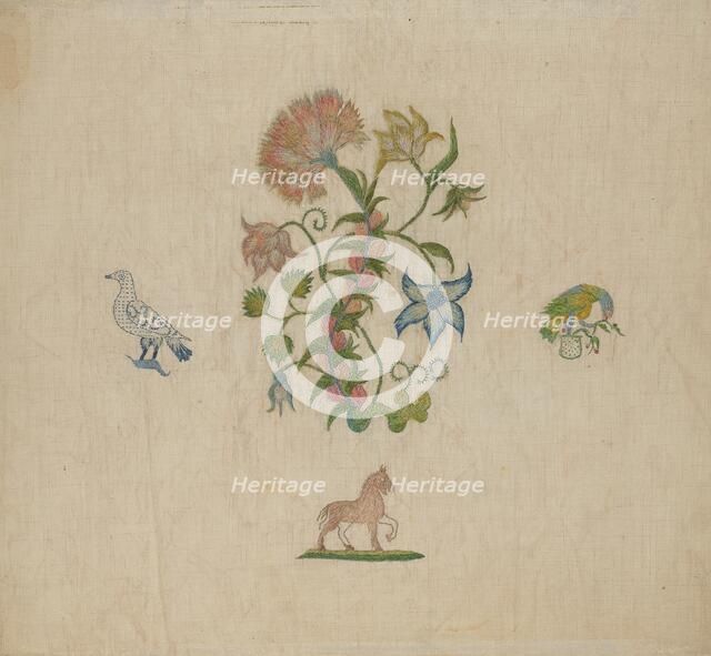 Embroidery, c. 1940. Creator: Isabella Ruth Doerfler.