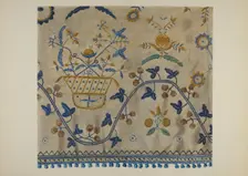 Embroidery, c. 1941. Creator: Herman O. Stroh