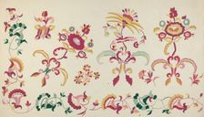 Embroidery from Bedspread, 1935/1942. Creator: Majel G. Claflin