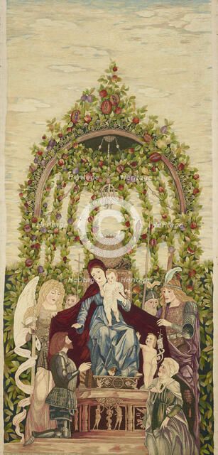 Embroidery, 'Holy Family', 1913. Creator: Jane Cory.