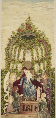 Embroidery, Holy Family 1913. Creator: Jane Cory
