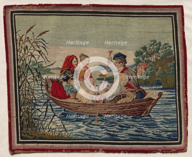 Embroidery Picture, 1850. Creator: Unknown.