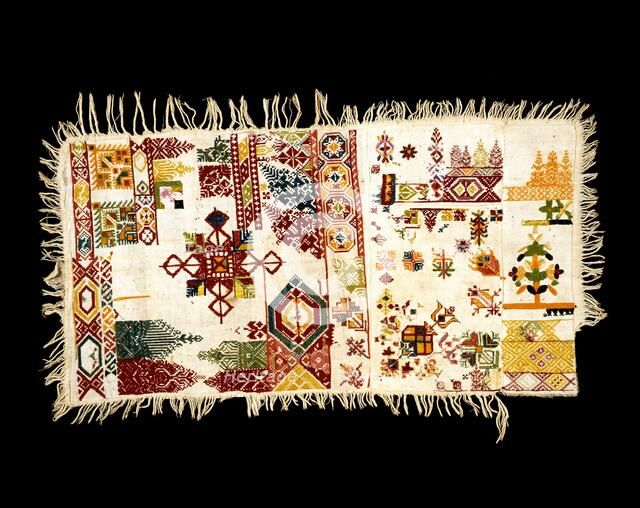 Embroidery Sampler (Chelliga), mid-19th century. Creator: Unknown.