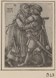 Embracing Couple, c. 1540. Creator: Martin Treu