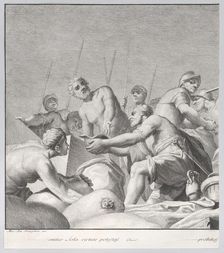 Embriaco Rejecting the Spoils, from: Forme Picturarum Archetypae, 1774. Creator: Lorenzo Lorenzi