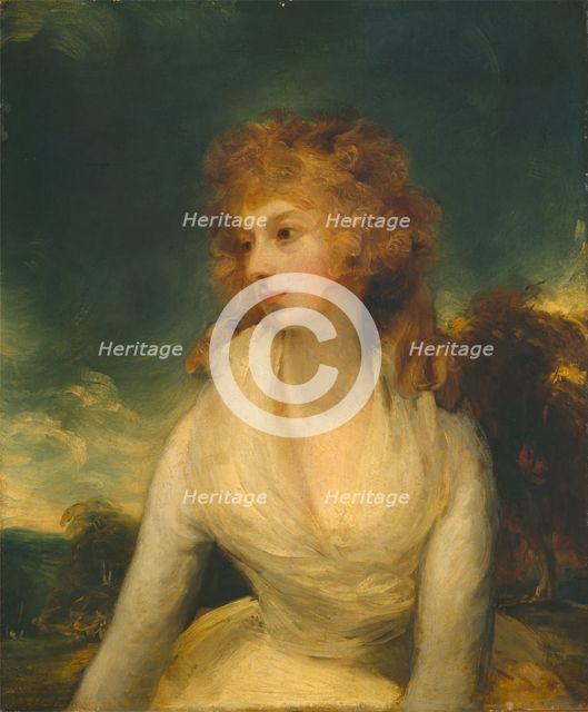Emelia Crockatt, Mrs. Ayscoghe Boucherett, c1795. Creator: Thomas Lawrence.