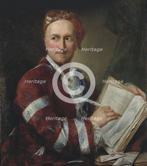 Emer de Vattel (Portrait of the Neuchâtel scholar), ca 1760. Creator: Anonymous.